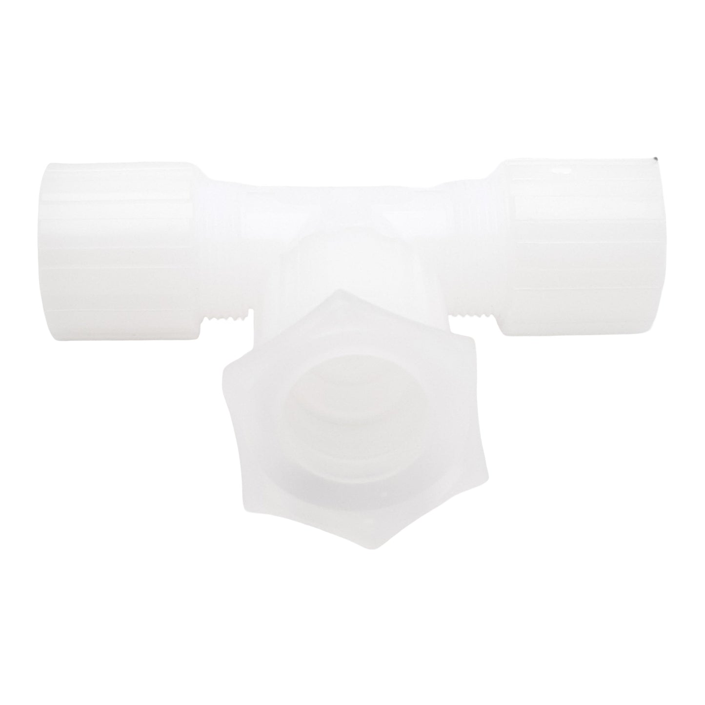 New Parker FTCR-161616RF Tee PFA Tube Fitting, ø1in x ø1in x ø1in Tube, 125psig