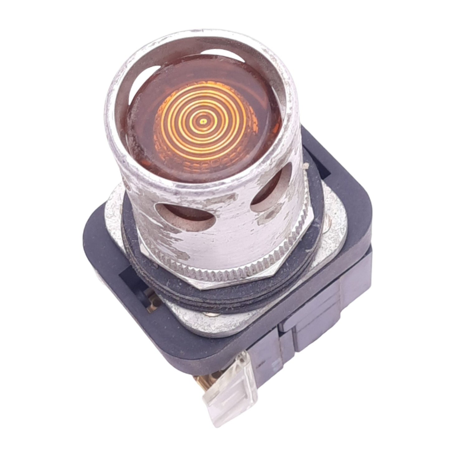 Used Allen Bradley 800T-PA16 Amber Illuminated Pushbutton, ø30mm, 1NO 1NC, 600V 10A