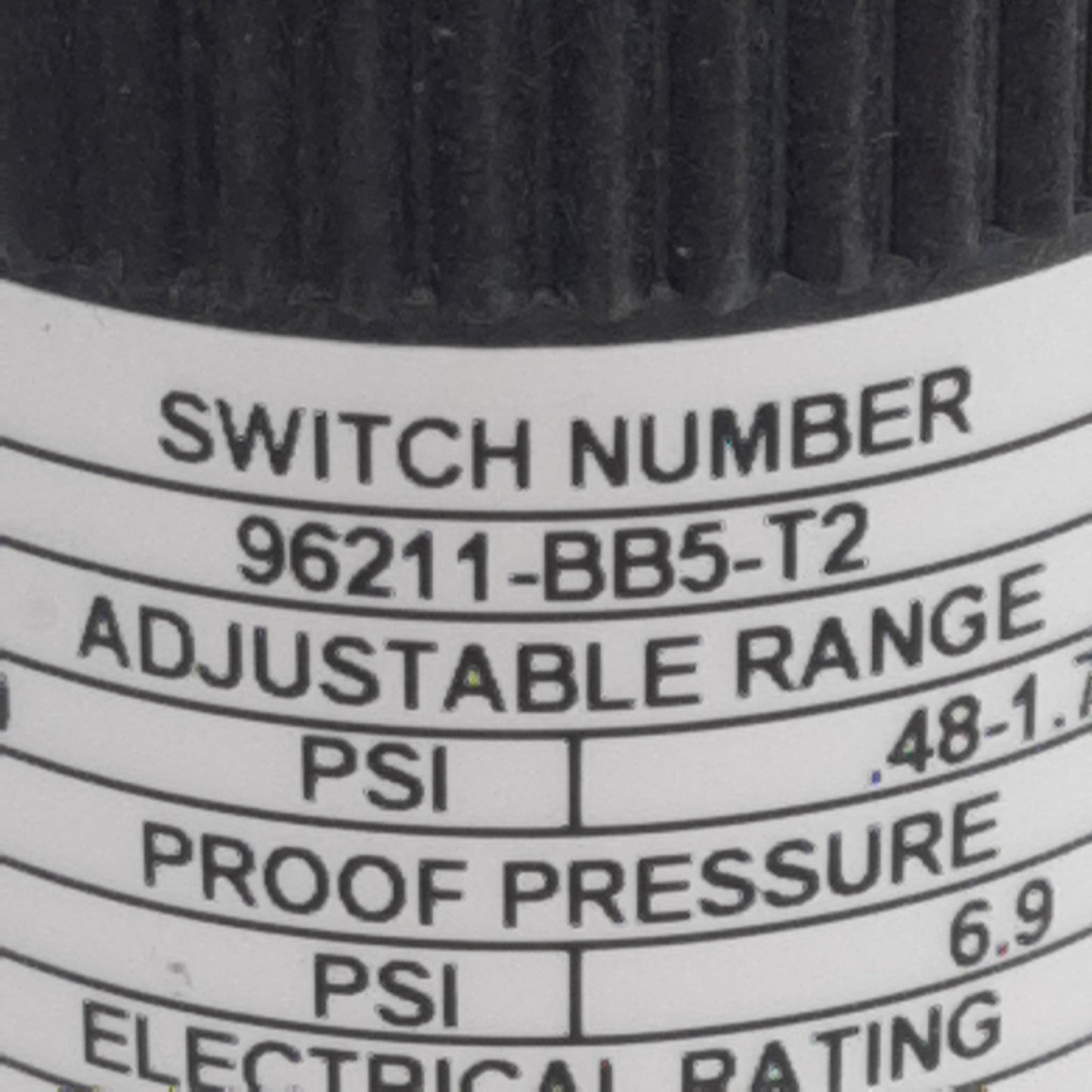 New Barksdale 96211-BB5-T2 Pressure Switch, SPDT 5A 125/250VAC, 1/4in NPT, 70-250psi