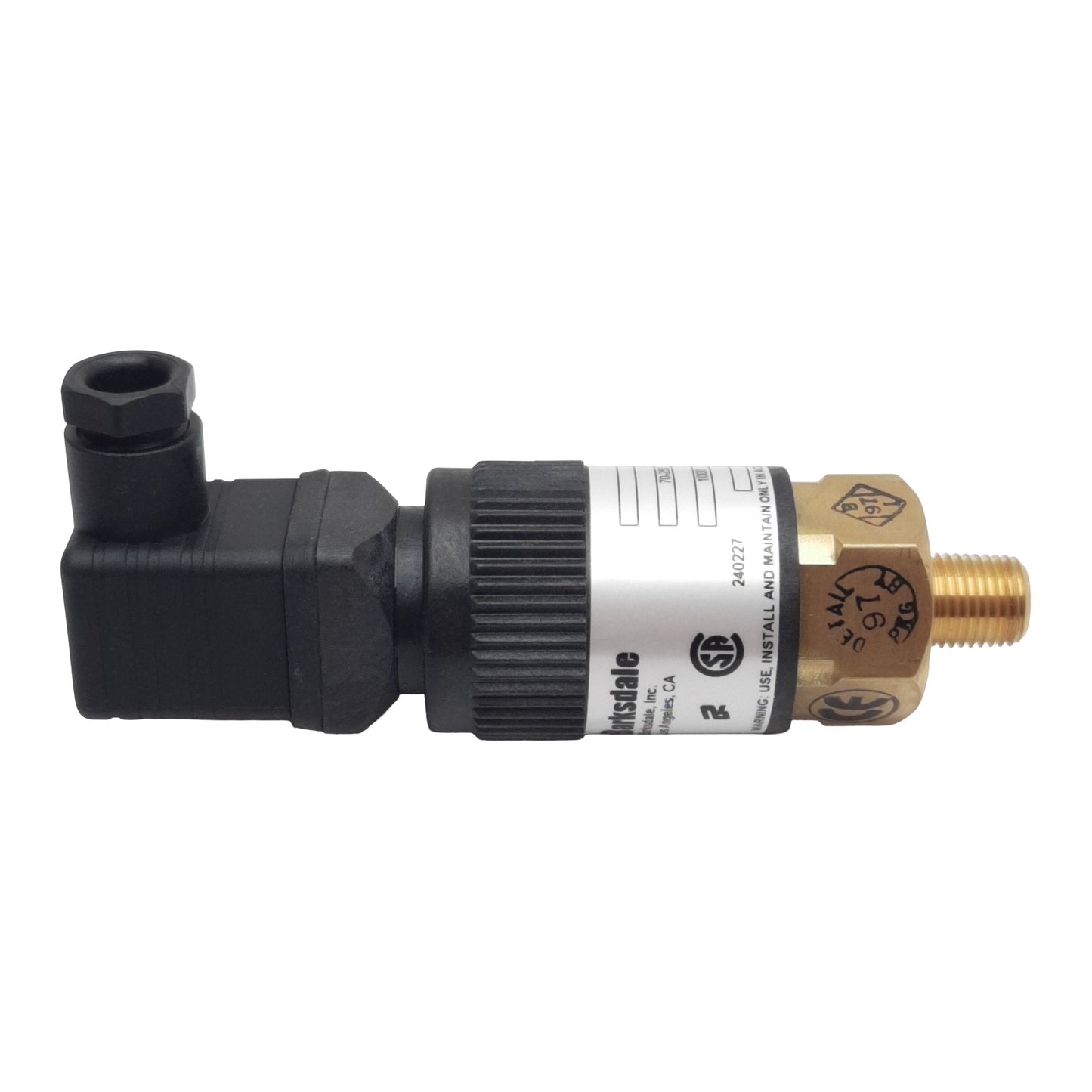 New Barksdale 96211-BB5-T2 Pressure Switch, SPDT 5A 125/250VAC, 1/4in NPT, 70-250psi