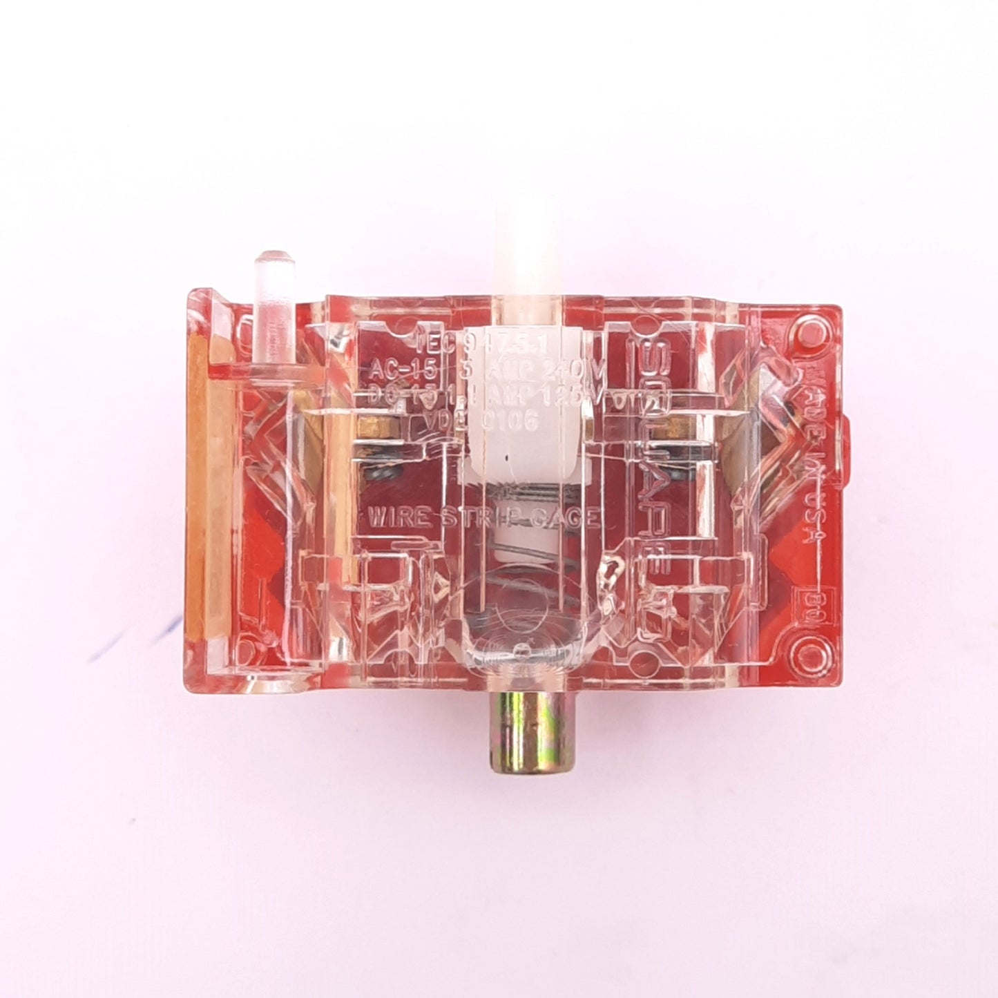 New Square D 9001KA3 Contact Block for 30mm Button, 1 Normally Closed, 600V 10A Max