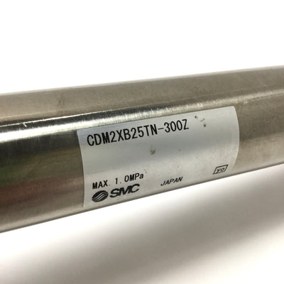 Used SMC CDM2XB25TN-300Z Low-Speed Pneumatic Cylinder, 25mm Bore, 300mm Stroke