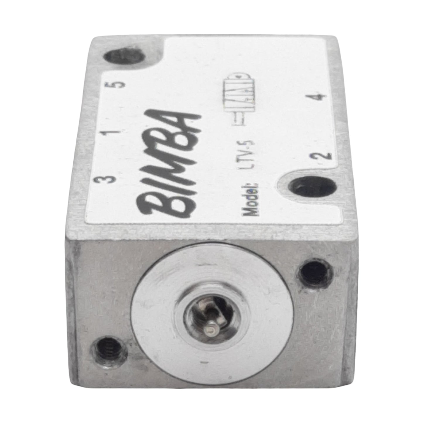Used Bimba LTV-5 Air Control Valve, 5/2-Way, 1/8in NPT, 0.24Cv, 25-125psi