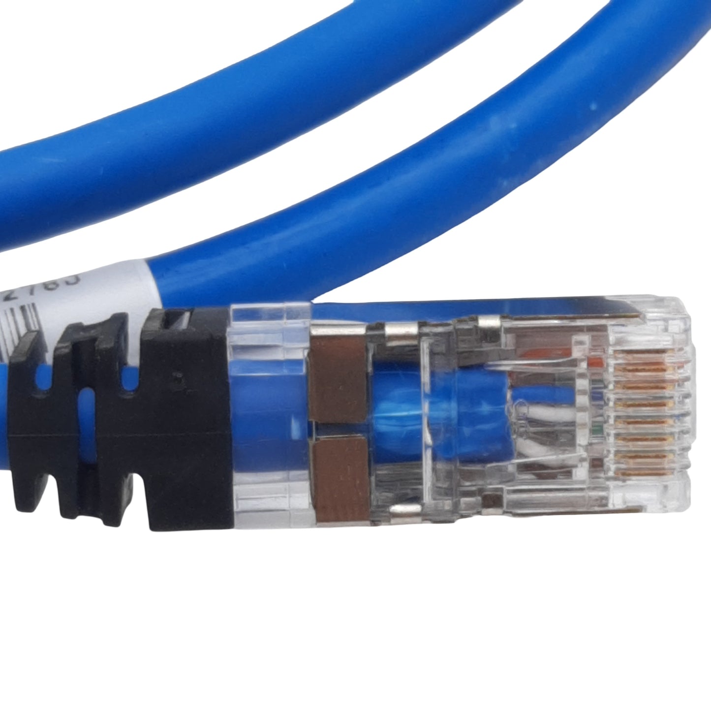 New Panduit STP6X4BU TX6A S/FTP Network Cable, RJ45 to RJ45 Male, 10Gig, 4ft