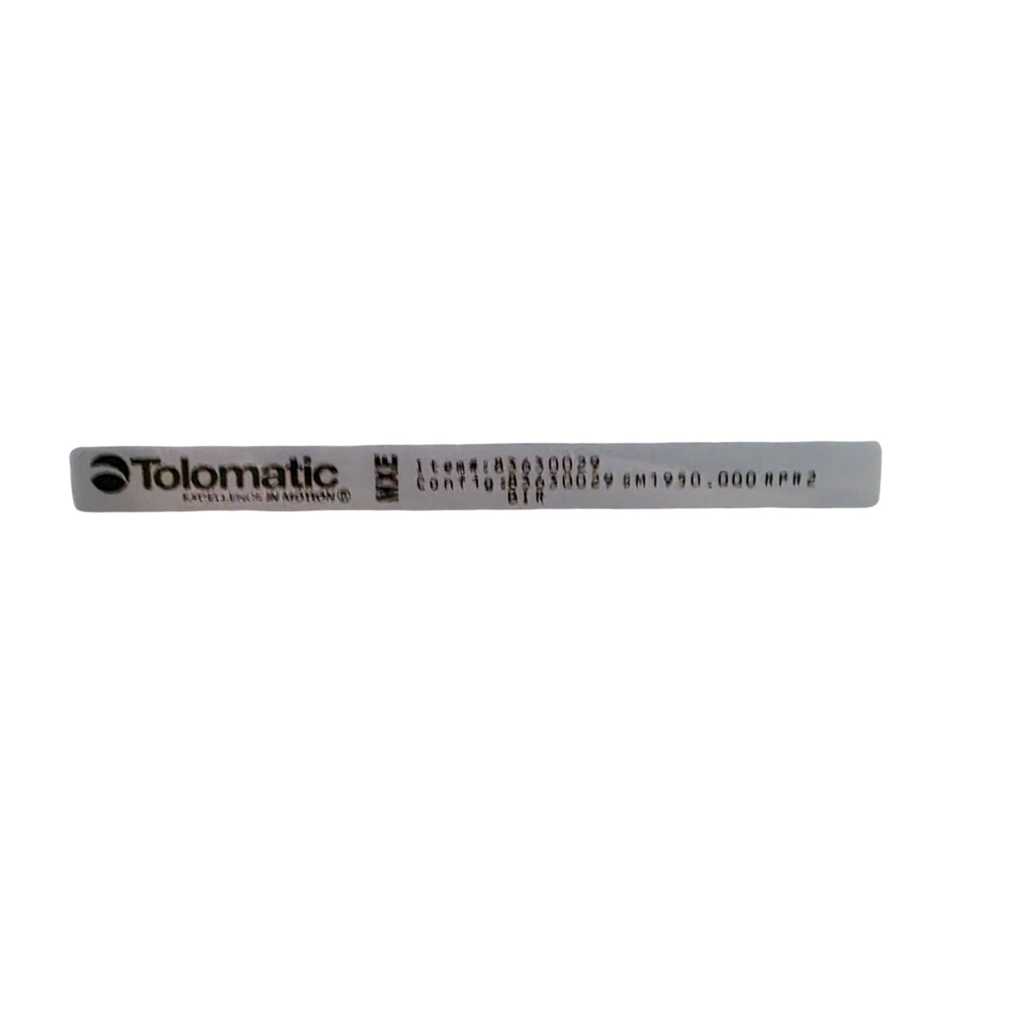 Used Tolomatic MXE63PBN01SM1950 RPR2 BIR Linear Actuator 1950mm Stroke 1"Pitch NEMA23