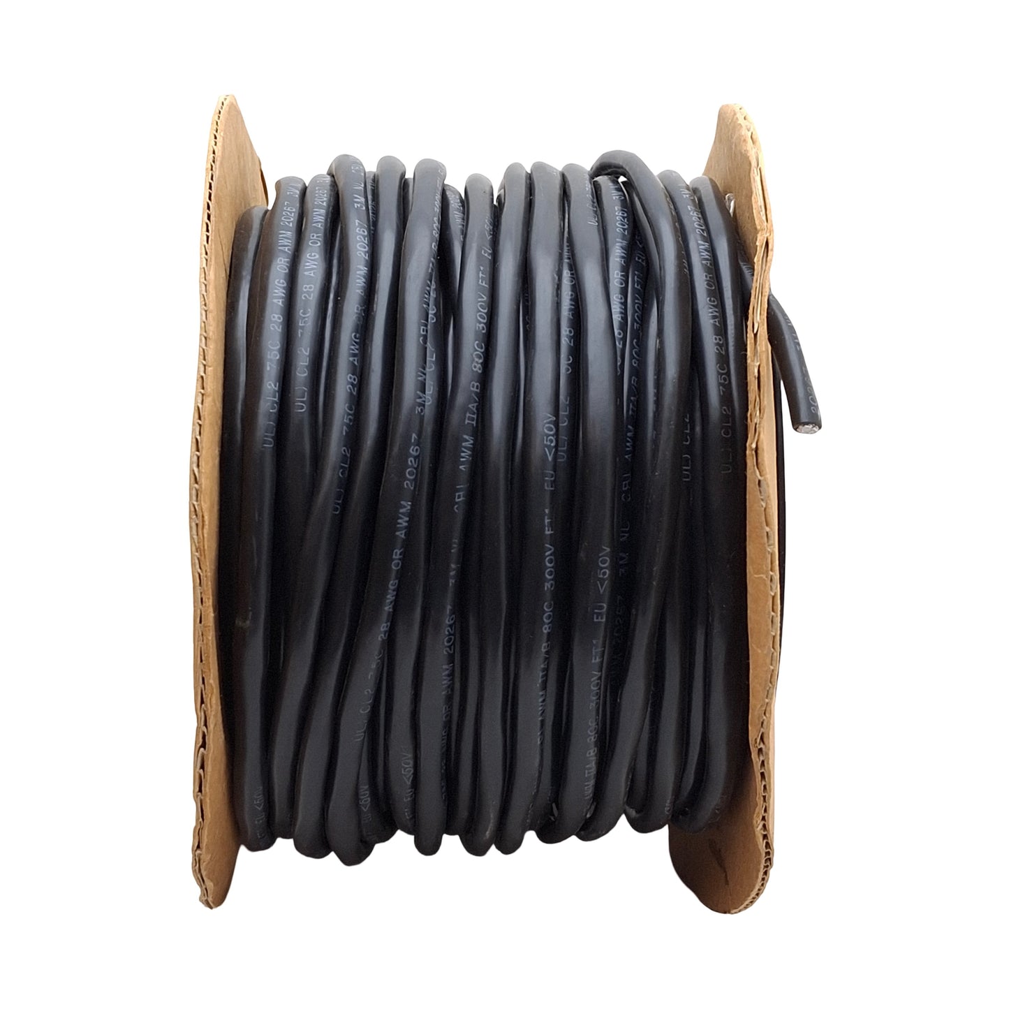 New 3M 3759/20 Round PVC Jacketed Flat Cable, 20-Conductor, 300V, 85ft Long