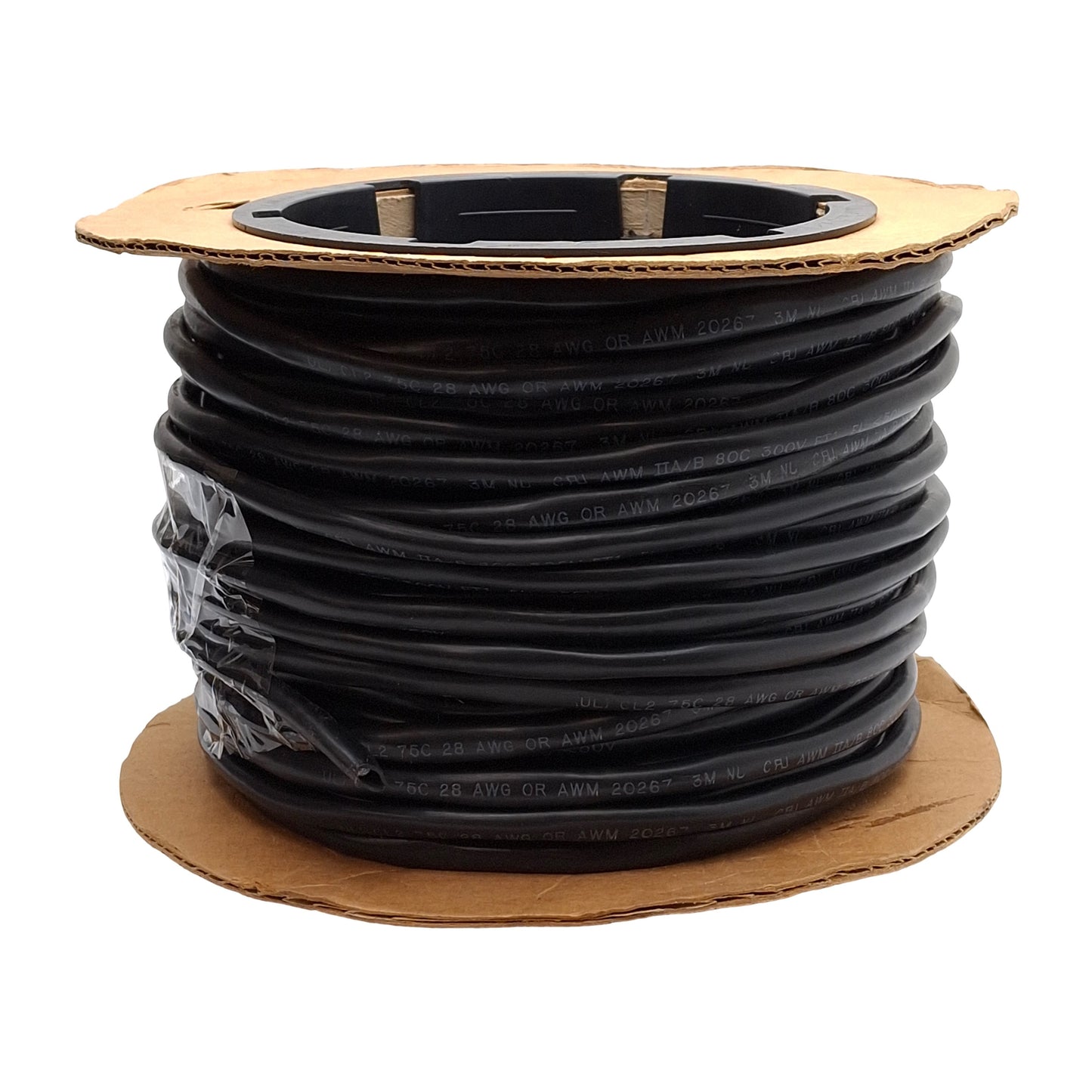 New 3M 3759/20 Round PVC Jacketed Flat Cable, 20-Conductor, 300V, 85ft Long