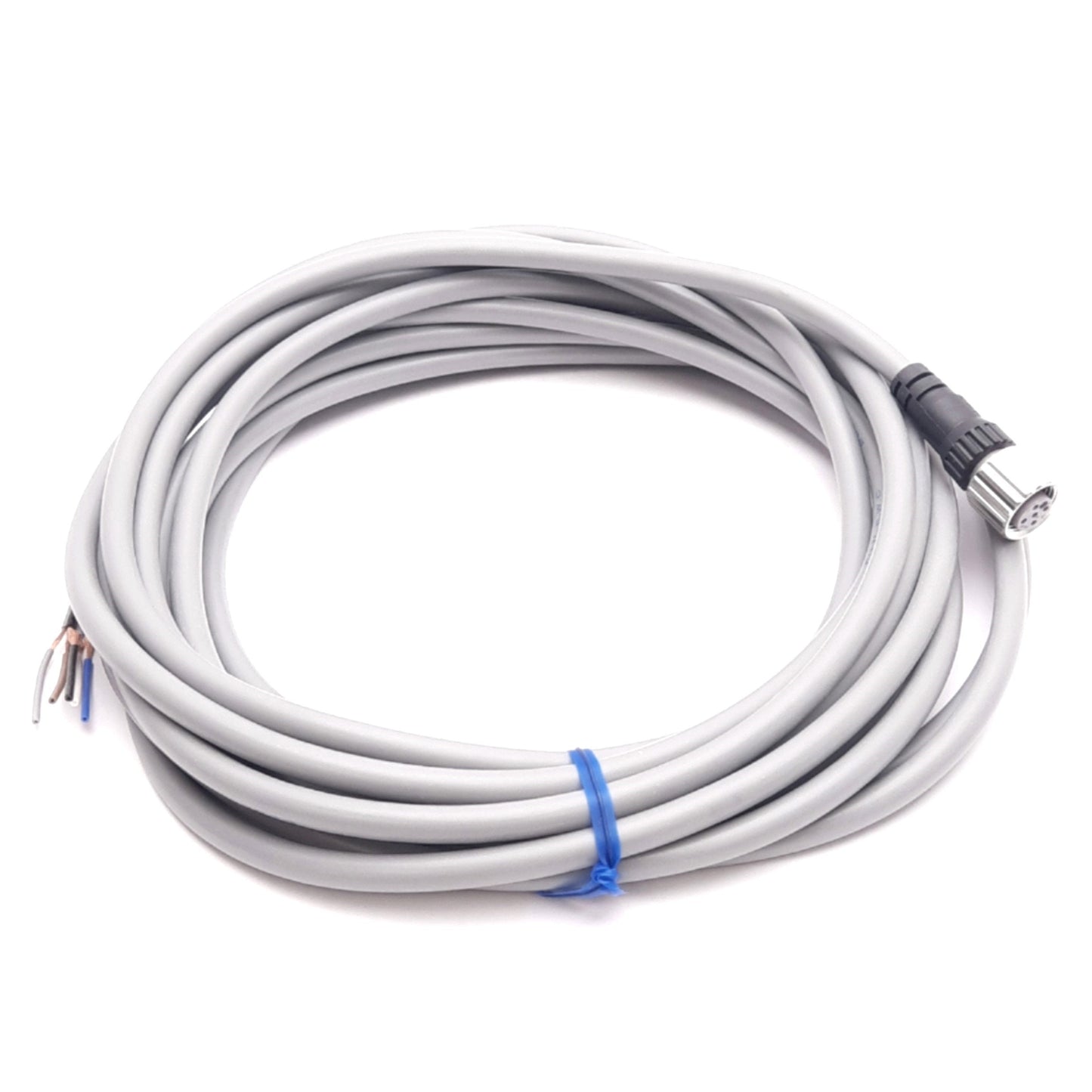 Used SMC EX500-AP050-S Power Cable for EX500 Serial Interface Unit, M12 5-Pin F, 5m