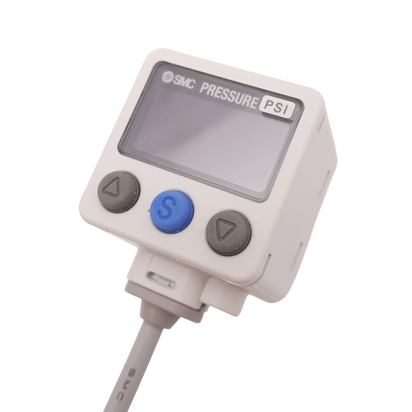 New SMC ISE40A-N01-Y-P-X531 Digital Pressure Switch, 145psi, PNP 80mA Out, 12-24VDC