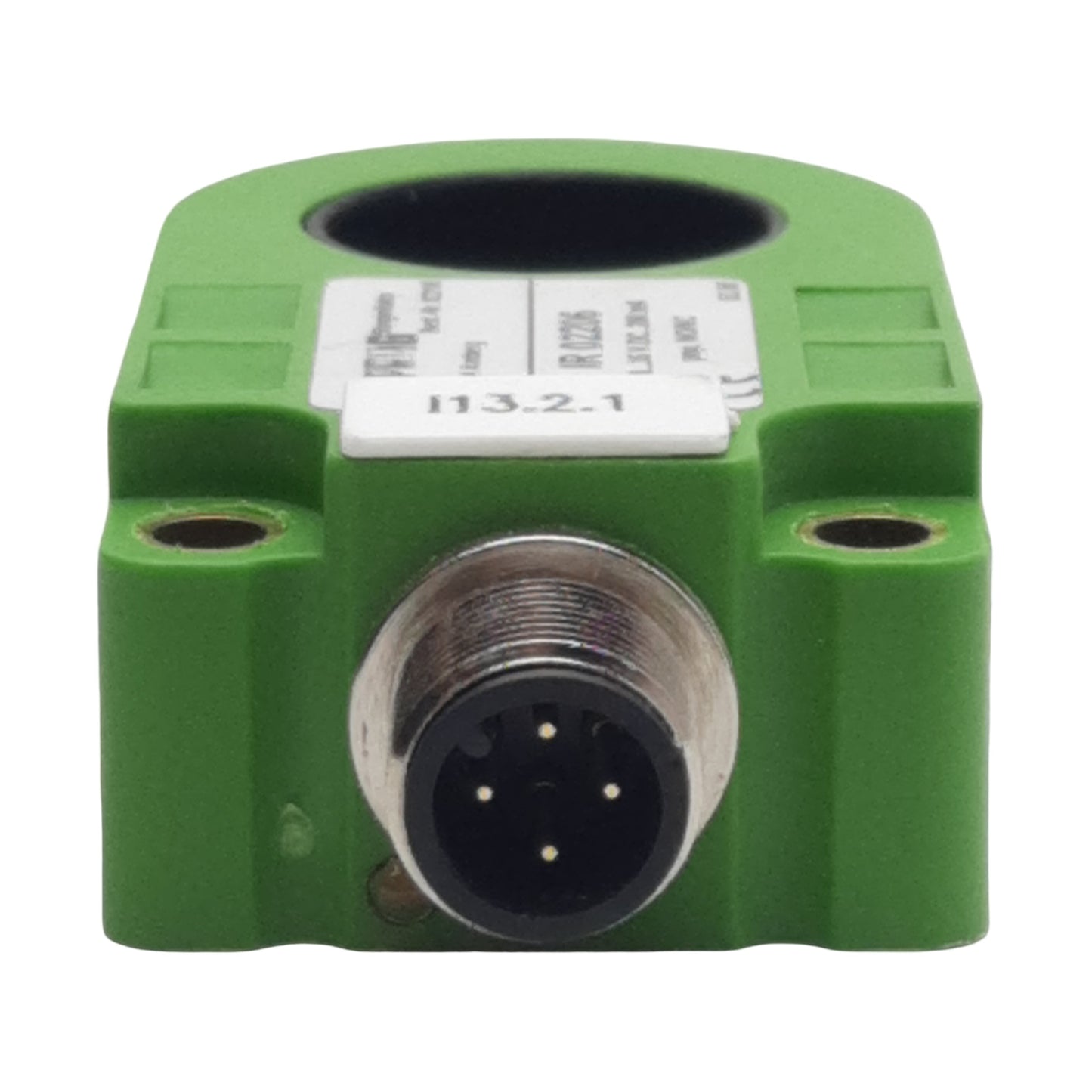 Used Deprag IR 02206 Ringinitiator Proximity Sensor PNP NO/NC, 200mA 10-35VDC, 4P M12