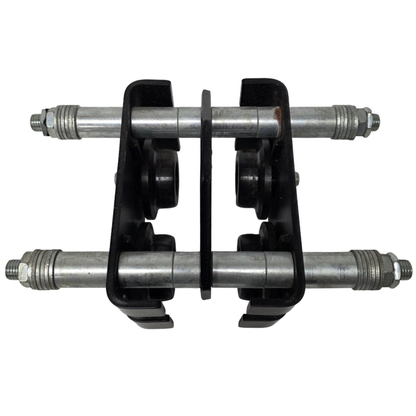 Used Columbus Mckinnon CBTP-0050 1/2 Ton Plain Trolley, 2-8.7" Flange, 4-24" Height