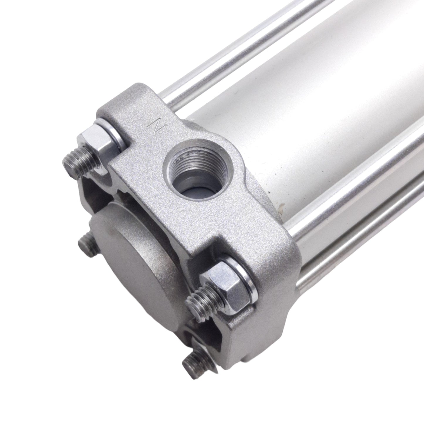 Used SMC CNA2F50TN-700-D Rod Lock Cylinder, 50mm Bore, 700mm Stroke, 3/8in NPT
