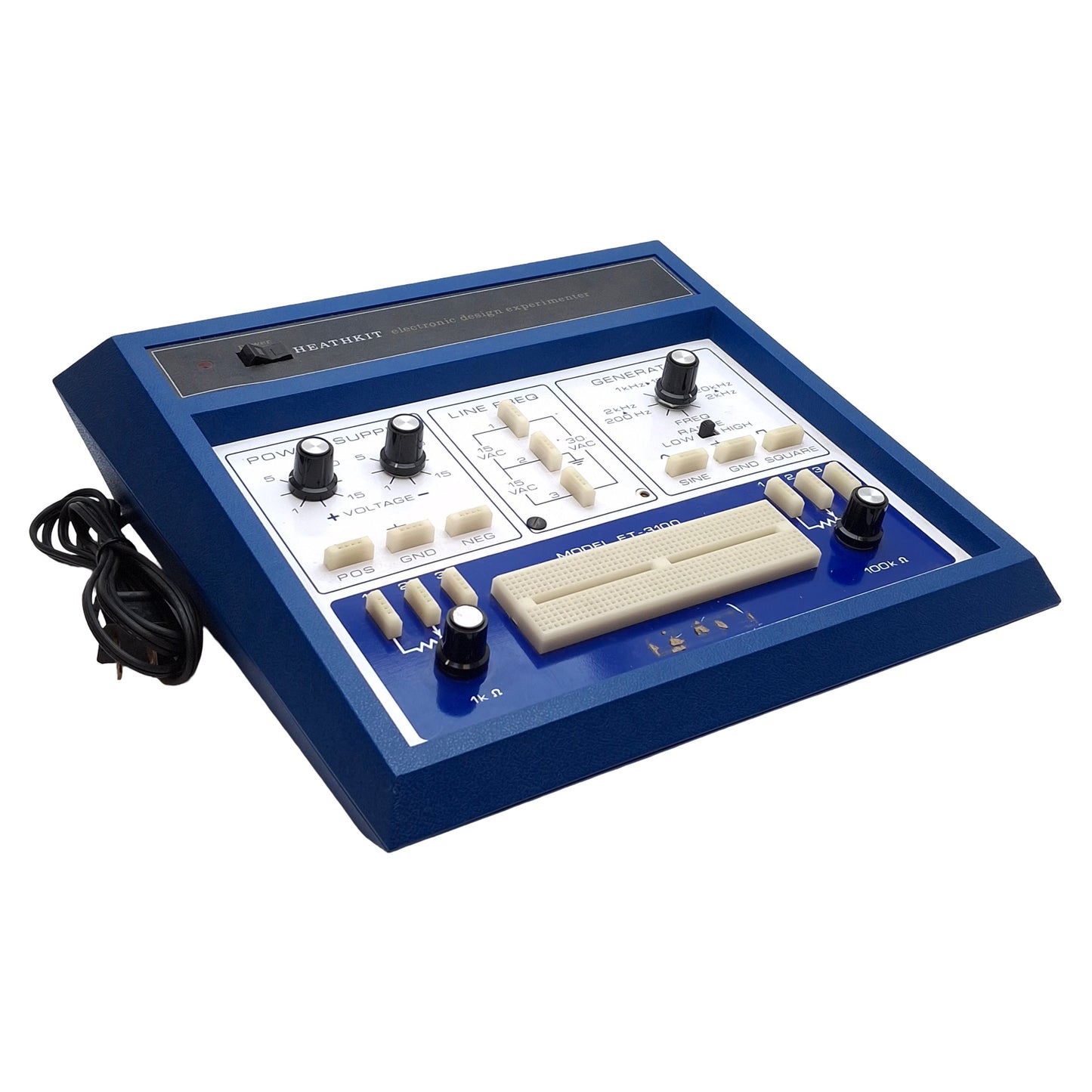 Used Heathkit ET-3100 Electronic Design Experimenter Laboratory Breadboard, 120VAC