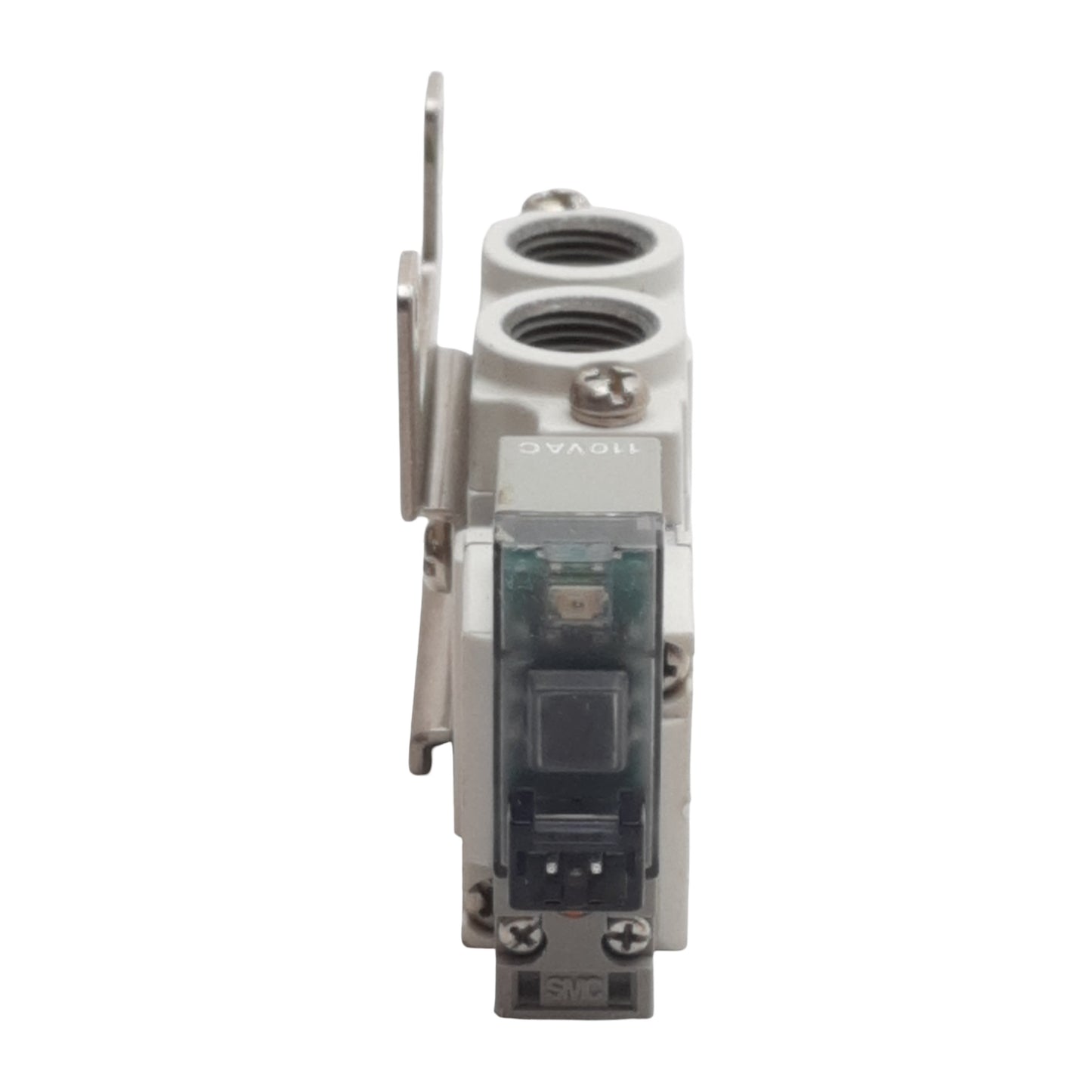 Used SMC SY5120-3LOZ-01T Solenoid Valve 5/2-Way, 1/8in NPTF, 0.15-0.7MPa, 110VAC Coil