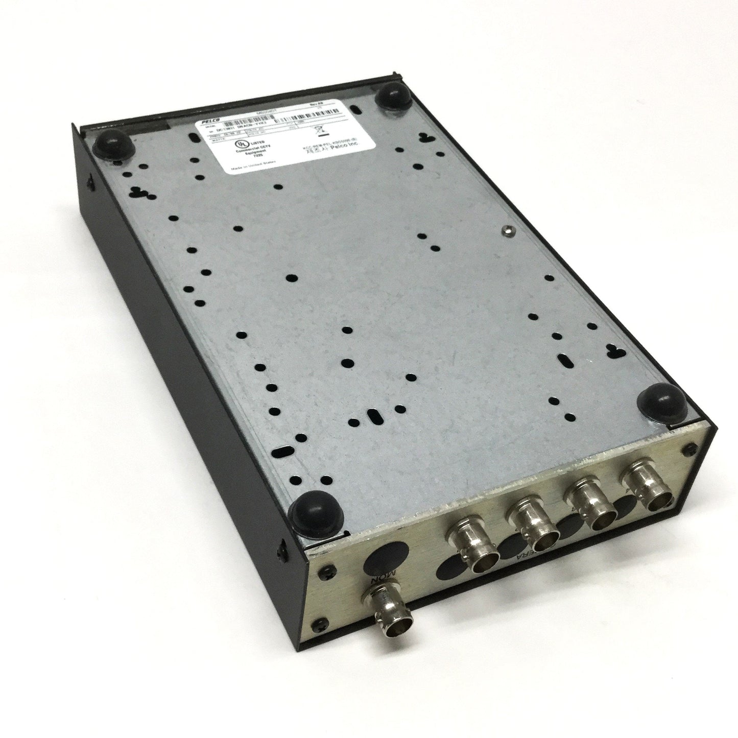 Used Pelco MS504DT Camera Video Switcher 4-Input, BNC, Interlocked Manual Pushbuttons