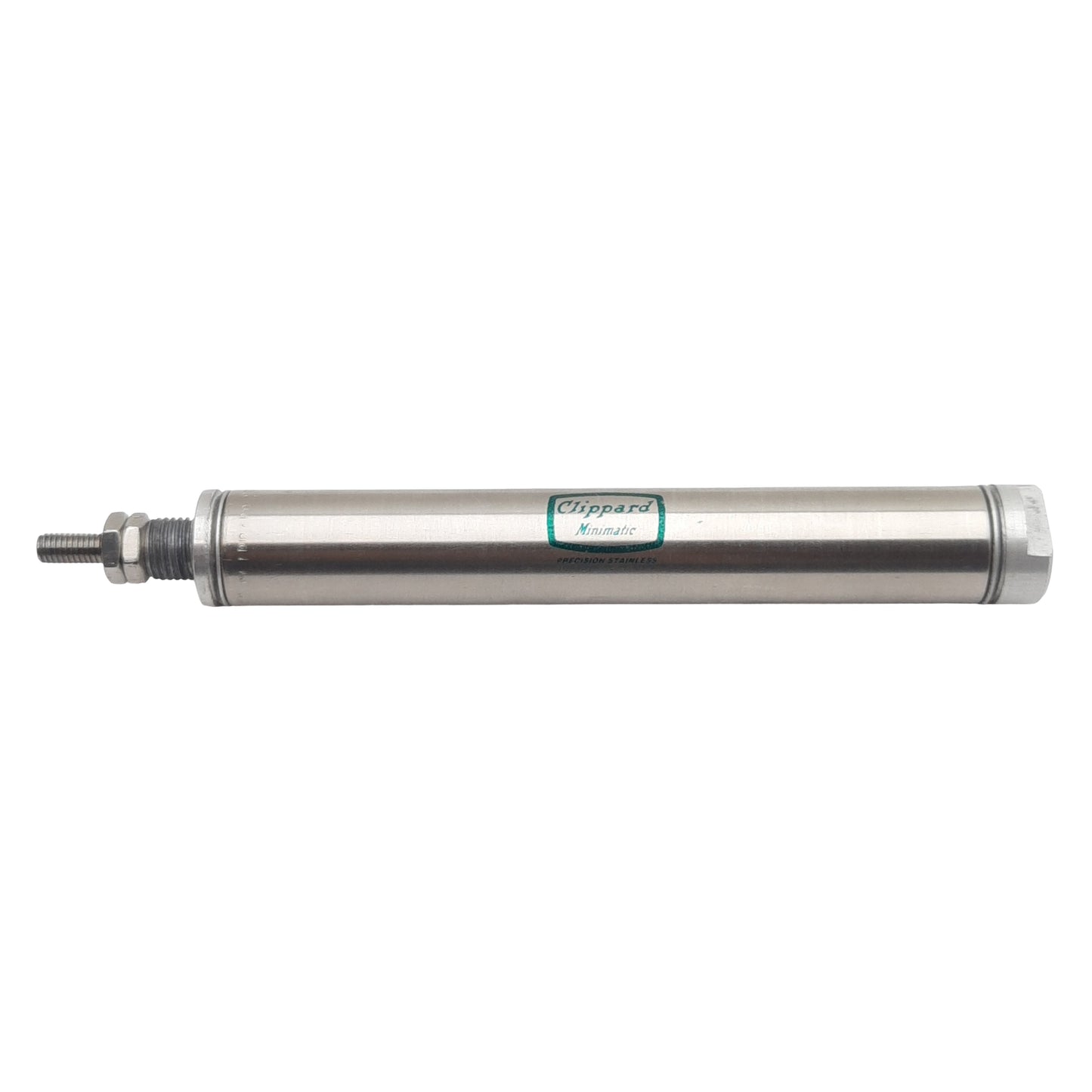 Used Clippard SSR-10-2 Pneumatic Cylinder, ø5/8in Bore, 2in Stroke, #10-32, 250psig