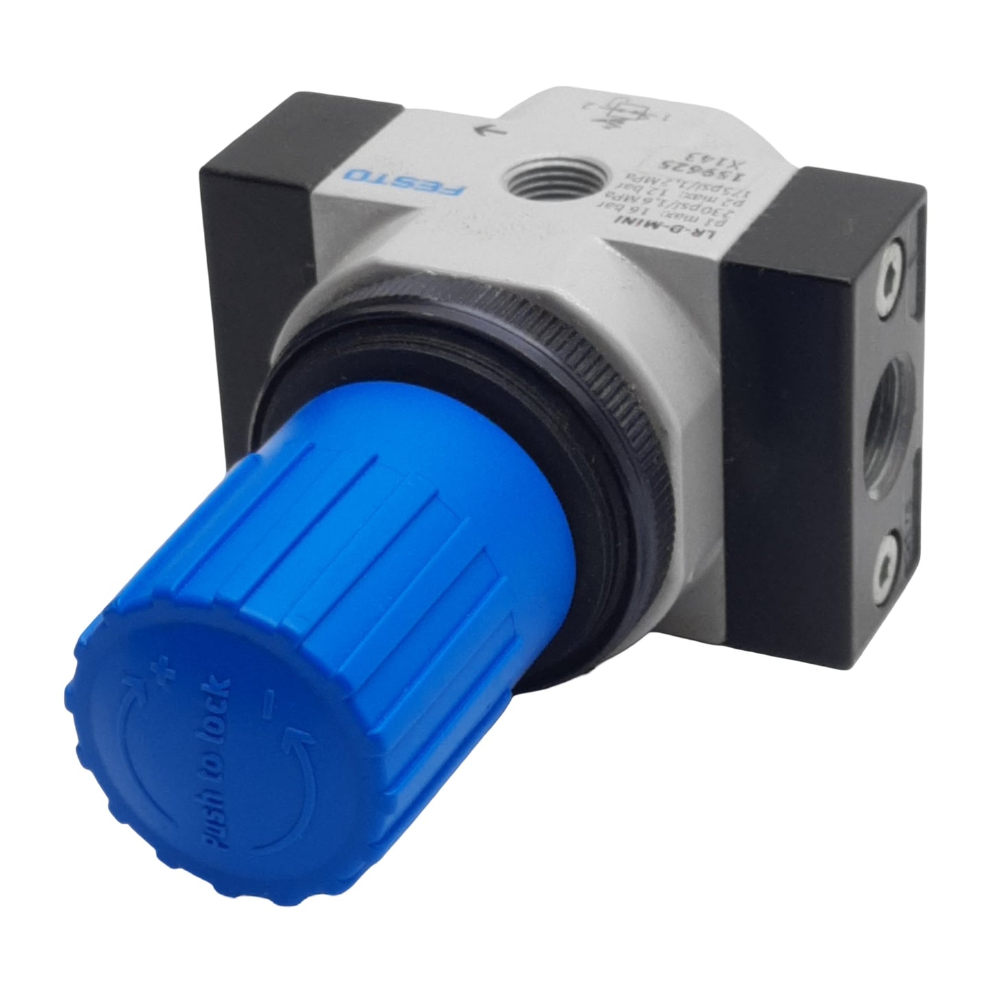 Used Festo LR-D-MINI Pneumatic Valve, G1/4in, 3559.32l/min, 0.5-12bar, 16bar Max