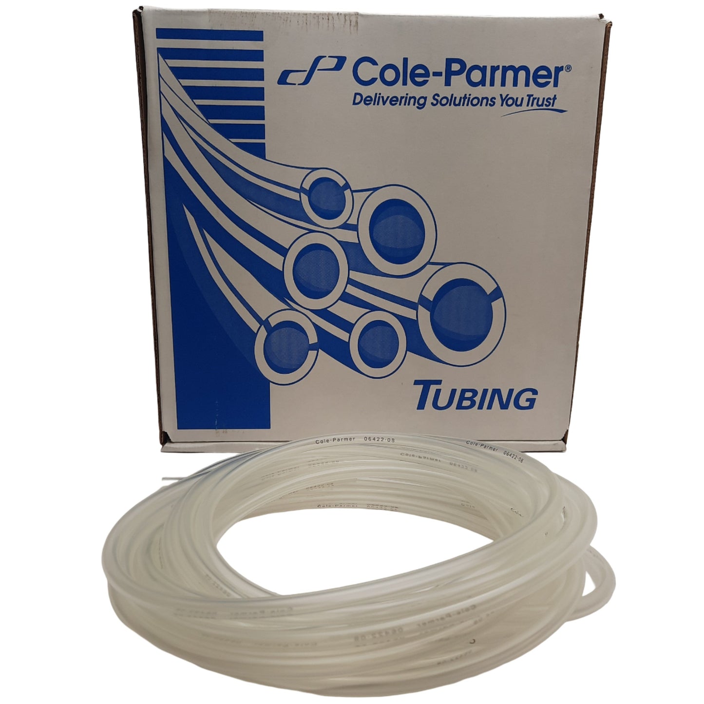 New Cole Parmer 06424-03 Transfer Tubing, Clear, 1/16in ID, 1/8in OD, 25ft Length