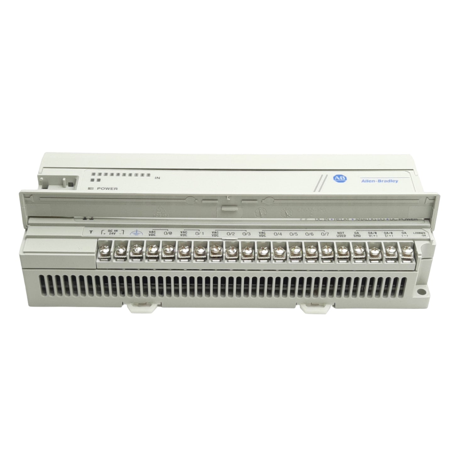 Used Allen Bradley 1761-L20BWB-5A MicroLogix 1000 PLC Controller 24VDC 12 IN, 8 OUT