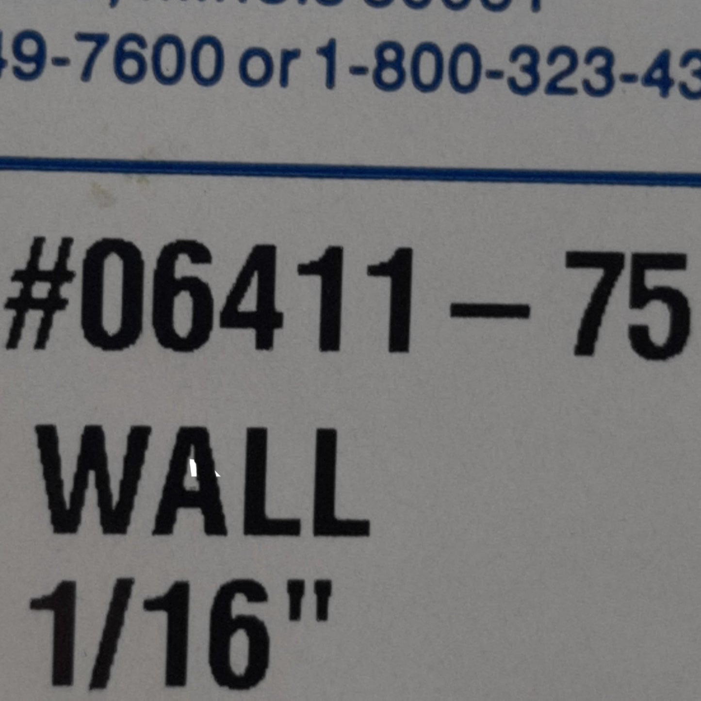 New Cole-Parmer TR-06411-75 Silicone Tubing 5/16in ID, 7/16in OD, 25ft Length