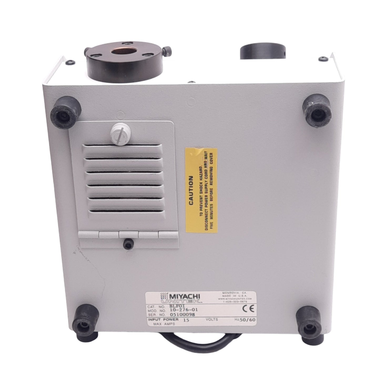 For parts or not working Miyachi Unitek 10-276-01 Weldmatic Fiber Optic Light Source, 115VAC, *No Light