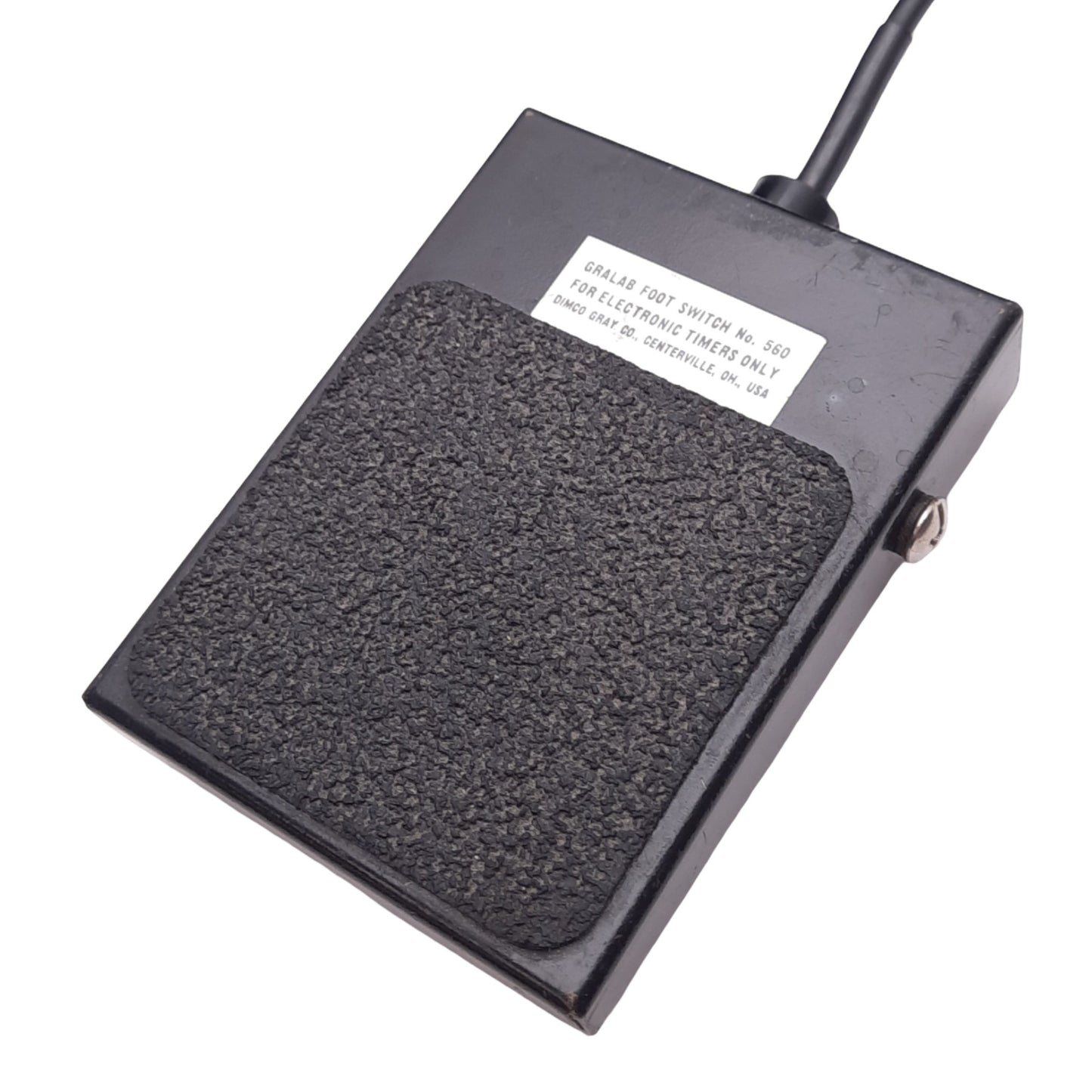 Used GraLab 605 Single Memory Timer w/ Foot Switch, 0.1s-59minutes, 5-Digit, 120VAC
