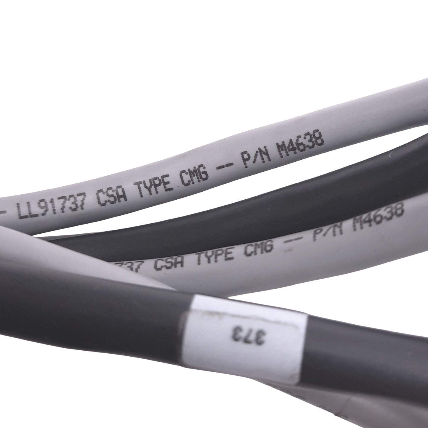 Used Amphenol CBD13W3M2000X Y-Split Cable, 13-Pin Male to 9/3-Pin Females, 300V, 1.5m
