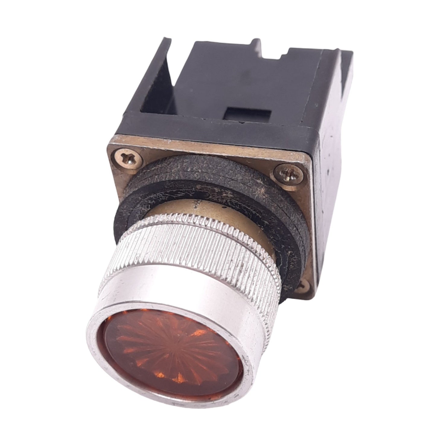 Used Allen Bradley 800MR-Q24 Amber Indicator Pilot Light, ø22mm, 24VAC/DC Lamp