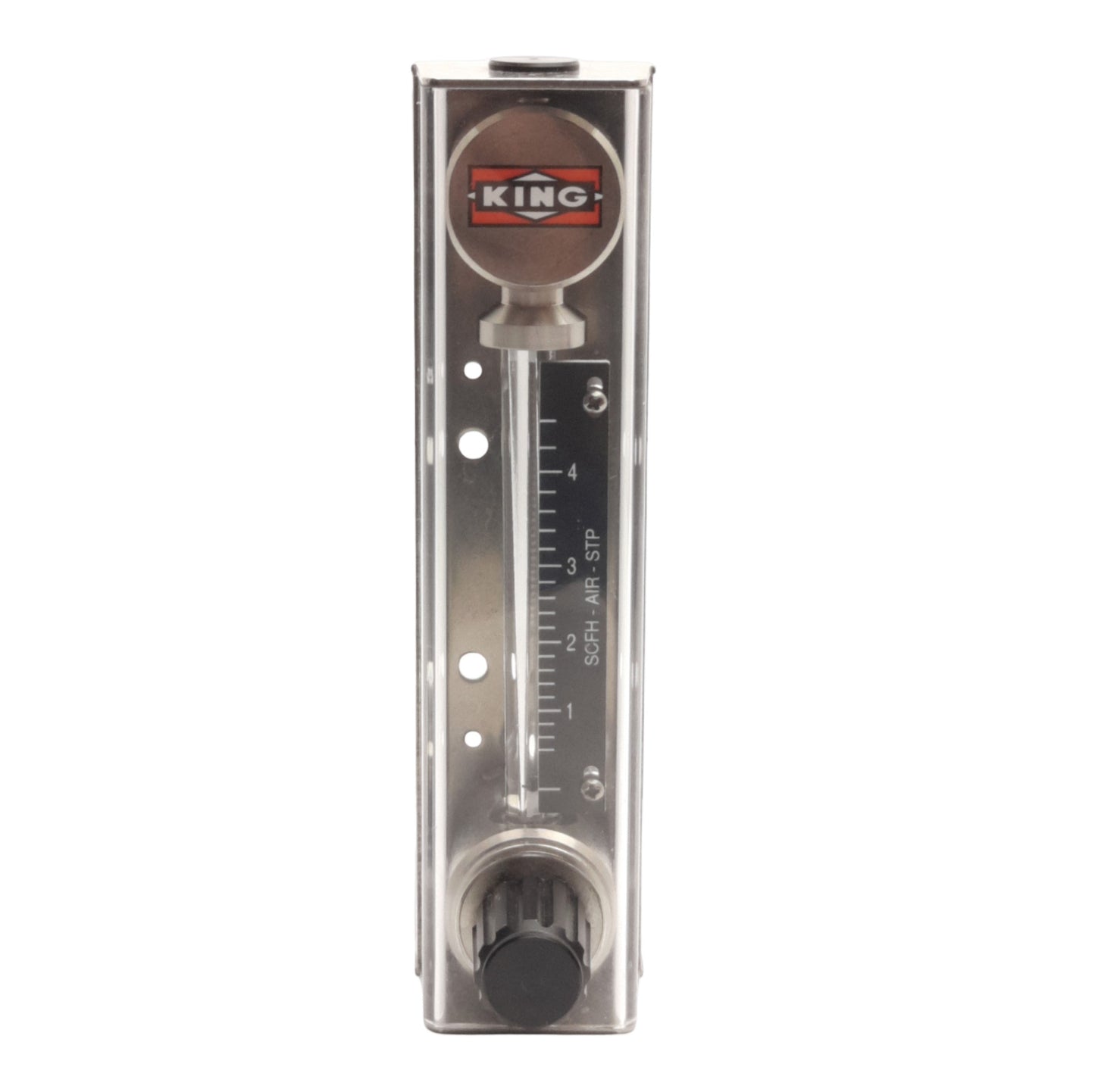 Used King Instruments 74C123G081123510 Flowmeter 1-4.2SCFH Air, 1/4in NPT, 200psig