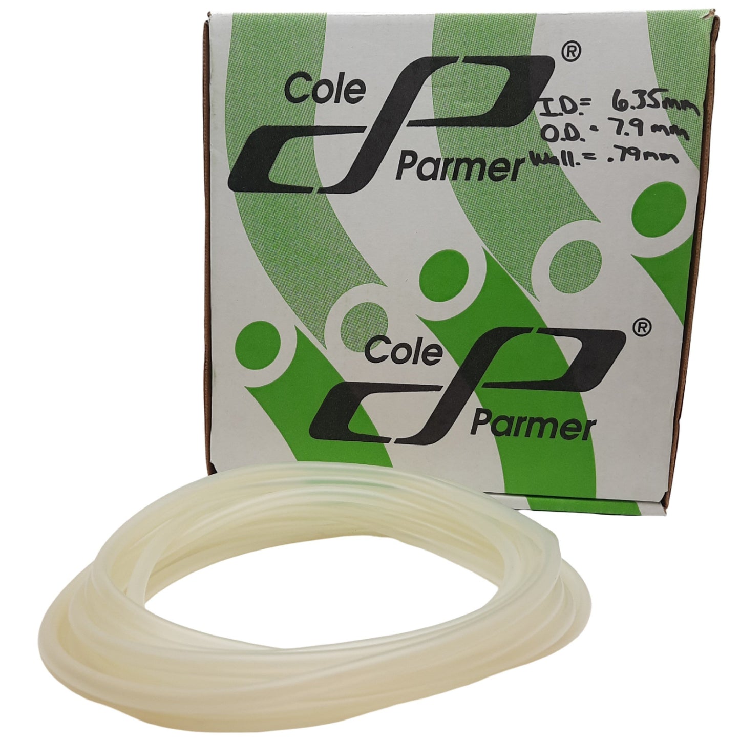 New Cole Parmer 06411-70 Silicone Tubing 1/4in ID, 5/16in OD, 1/32in, 25ft Length