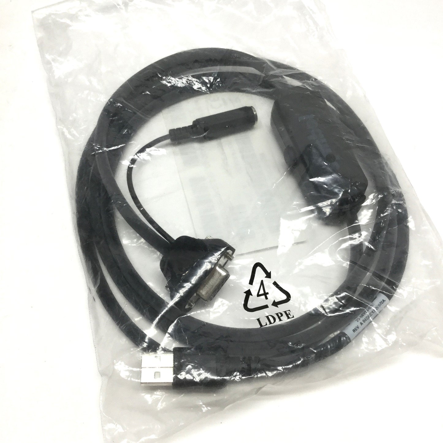 New Zebra Symbol 25-58925-02R Scanner Cable USB to 9-Pin w/Trigger Jack & Beeper 6ft