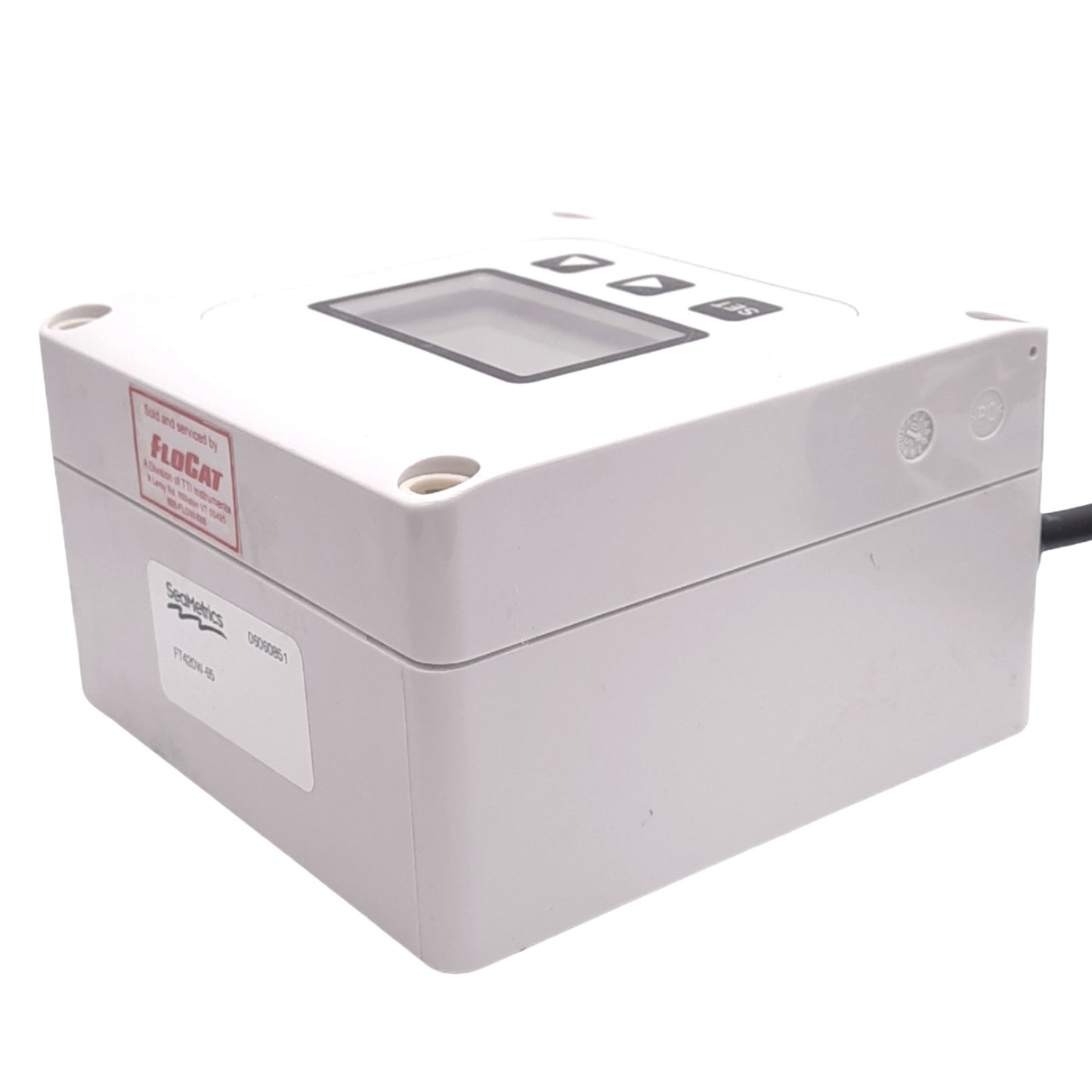 Used SeaMetrics FT420W-65 Flow Computer, 8-Digit, 4-20mA Analog Out, 12-30VDC/120VAC
