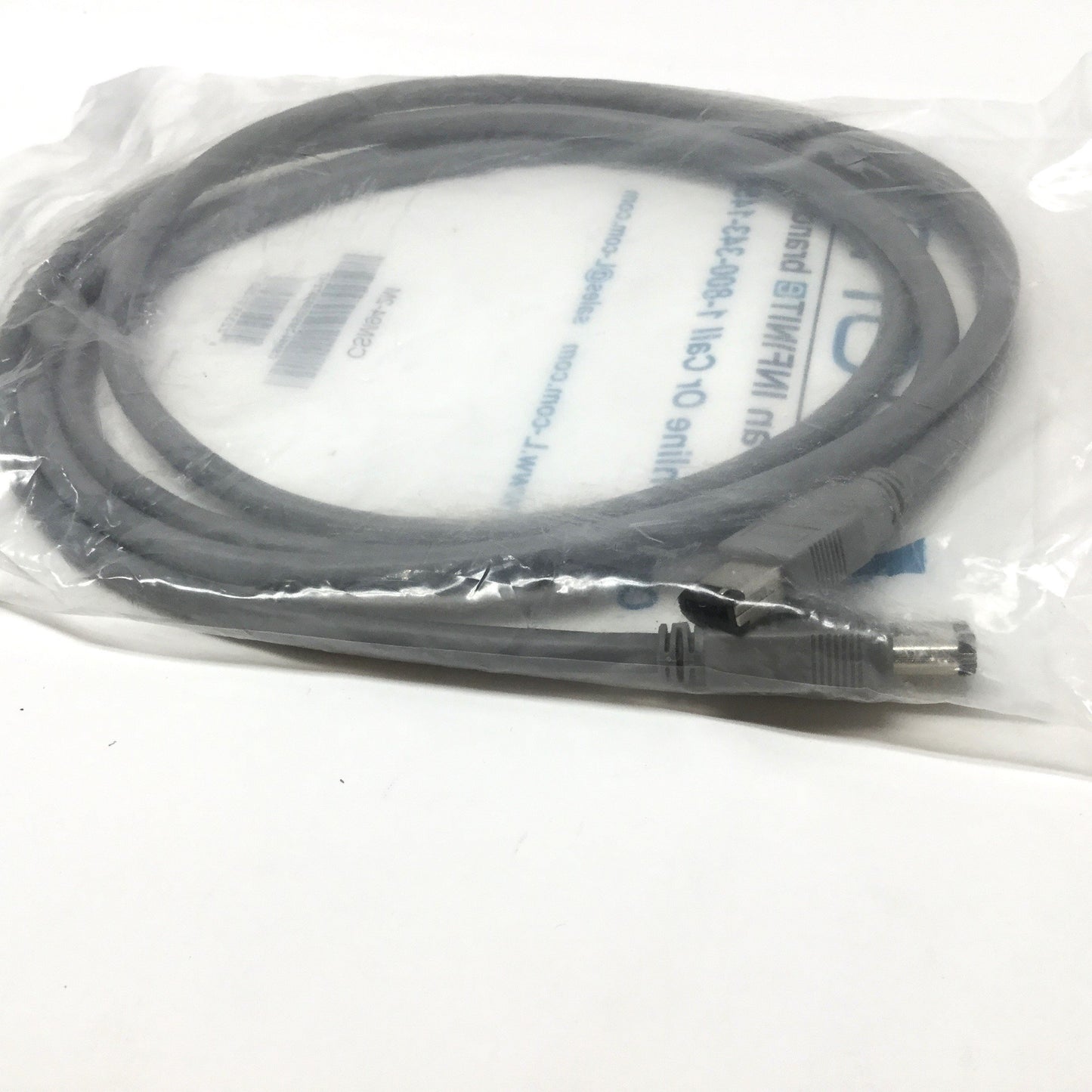 New L-Com CSM94-2M Firewire Cable, IEEE-1394 Type 1, 400Mbps, 2m Long