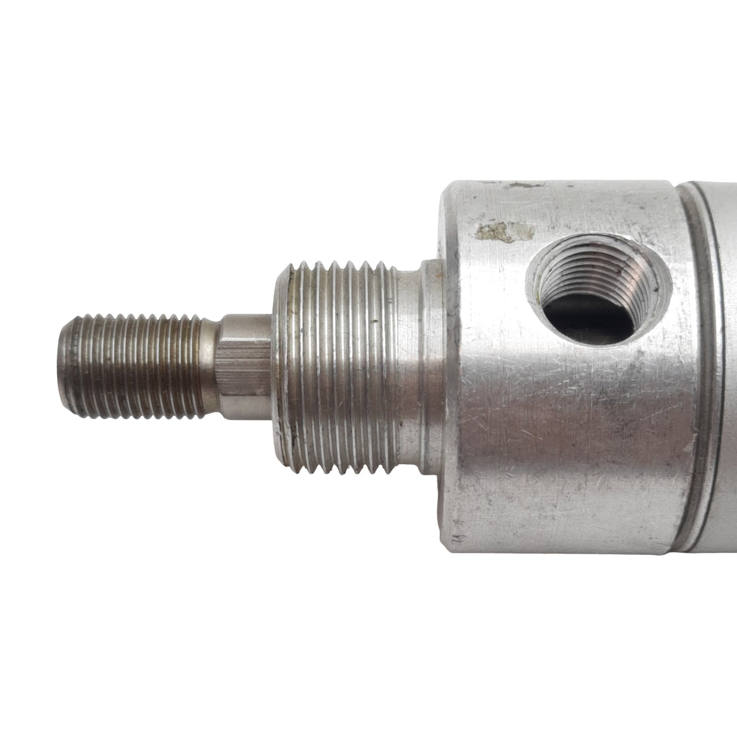 Used American 1500DN-0.50-32 Pneumatic Cylinder, ø1-1/2" Bore, 0.5" Stroke, 1/4" NPT
