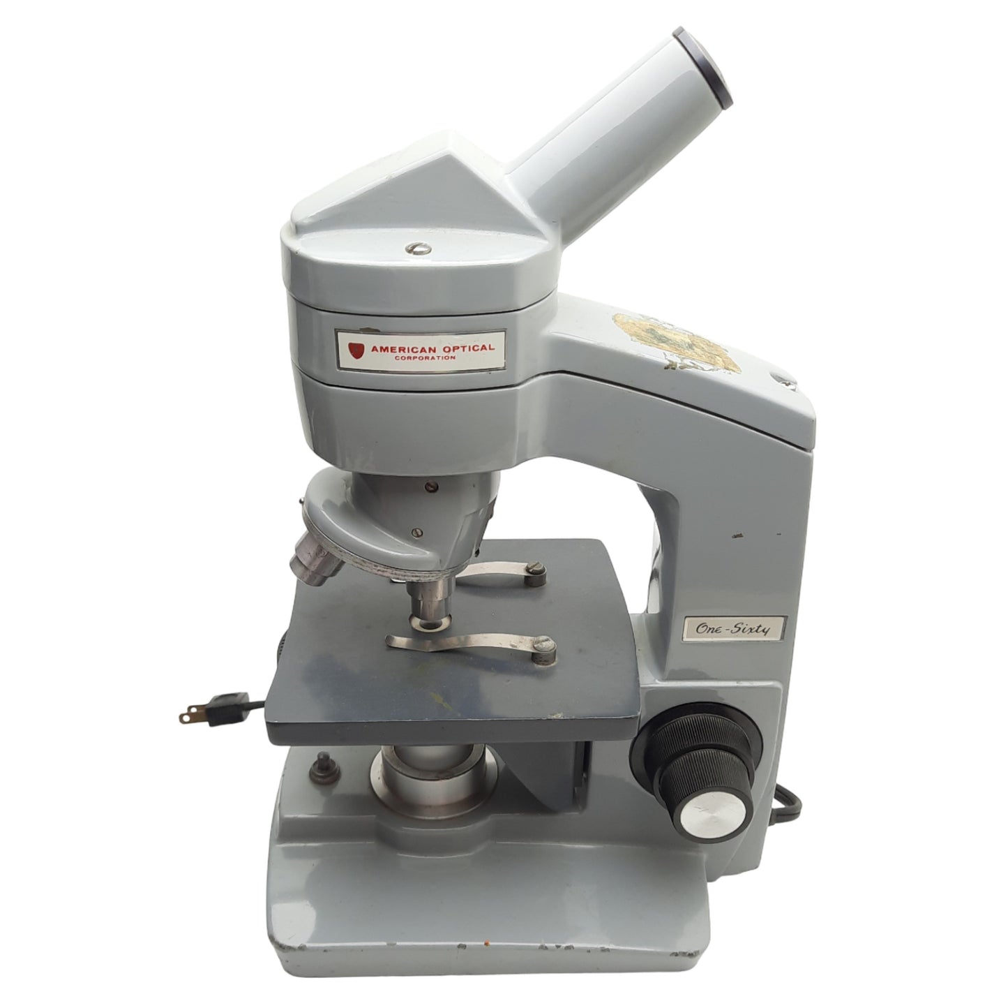 Used American Optical One-Sixty 160 Monocular Microscope, Two Objective 10x & 43x