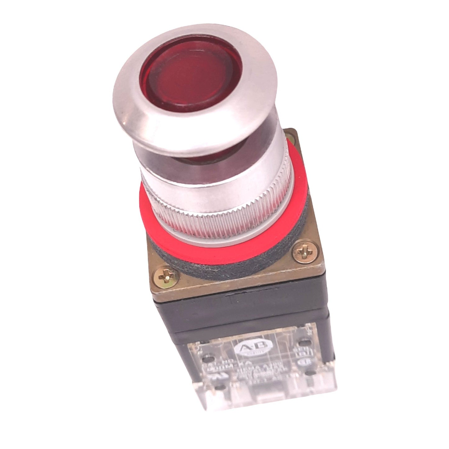 New Allen Bradley 800MR-FXQ24RA Illuminated Push/Pull E-Stop Button, ø22mm, 1NO 1NC