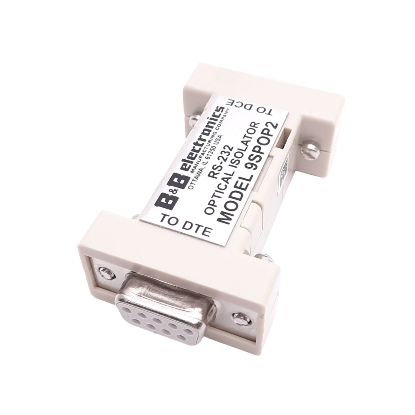 New B&B Electronics 9SPOP2 Optical Isolator, RS-232, 2-Port D-Sub 9-Pin, 115.2kbps