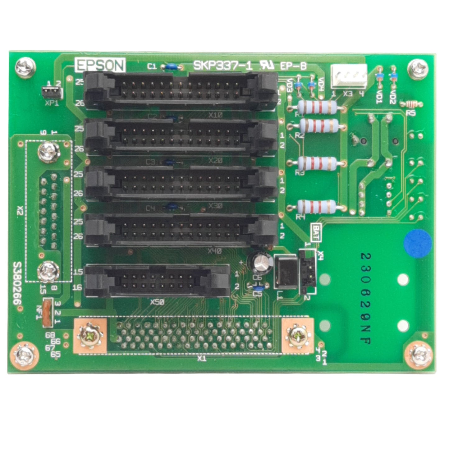 Used Epson SKP337-1 Signal Relay Board Used for SCARA ROBOT EC2 Series, 1x SCSI Port