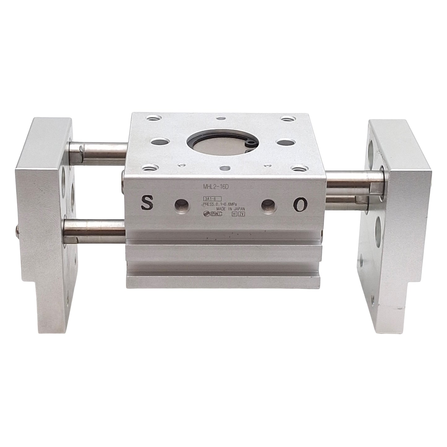 New SMC MHL2-16D Pneumatic Parallel Gripper, ø16mm Bore, 30mm Stroke, 0.6MPa, M5x0.8