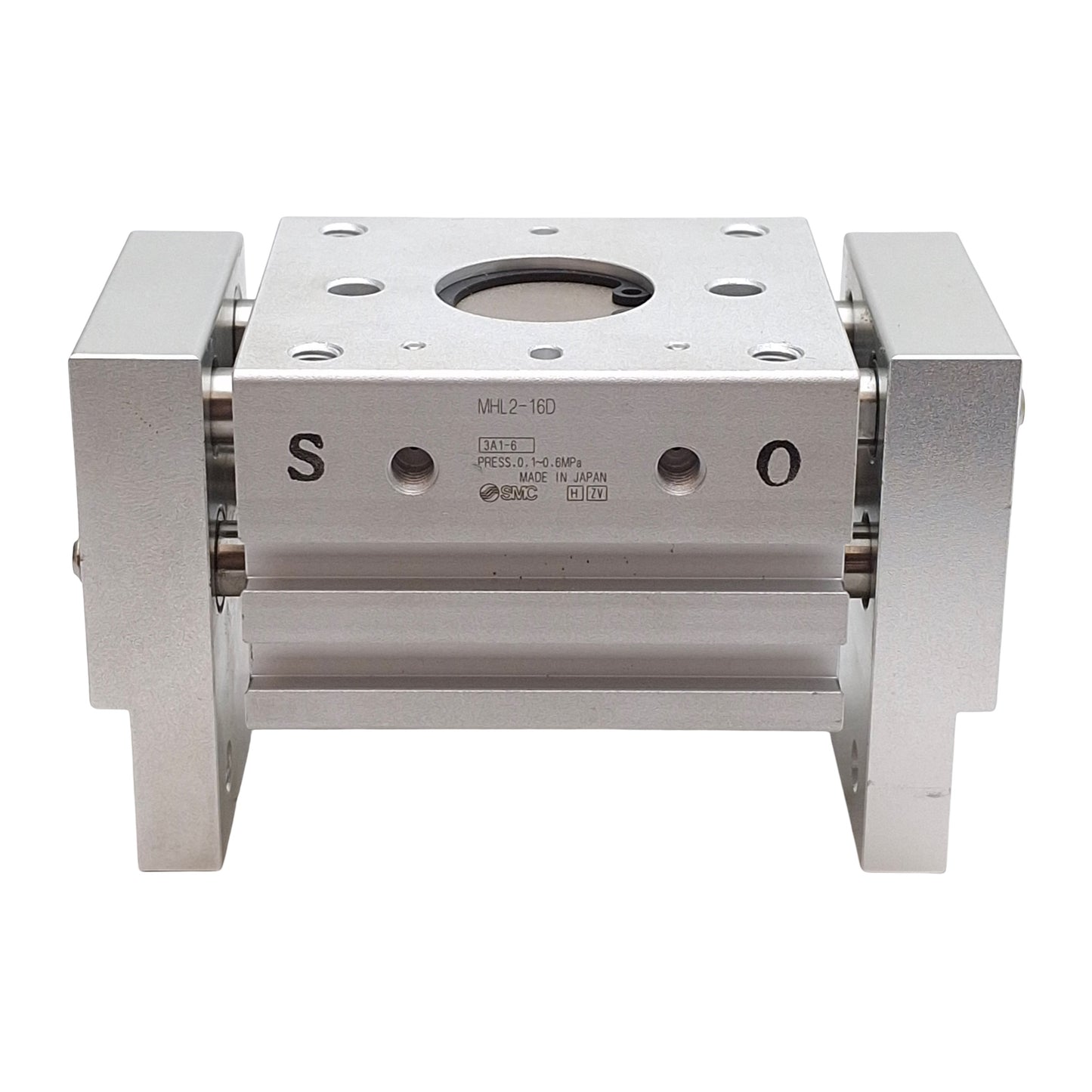 New SMC MHL2-16D Pneumatic Parallel Gripper, ø16mm Bore, 30mm Stroke, 0.6MPa, M5x0.8