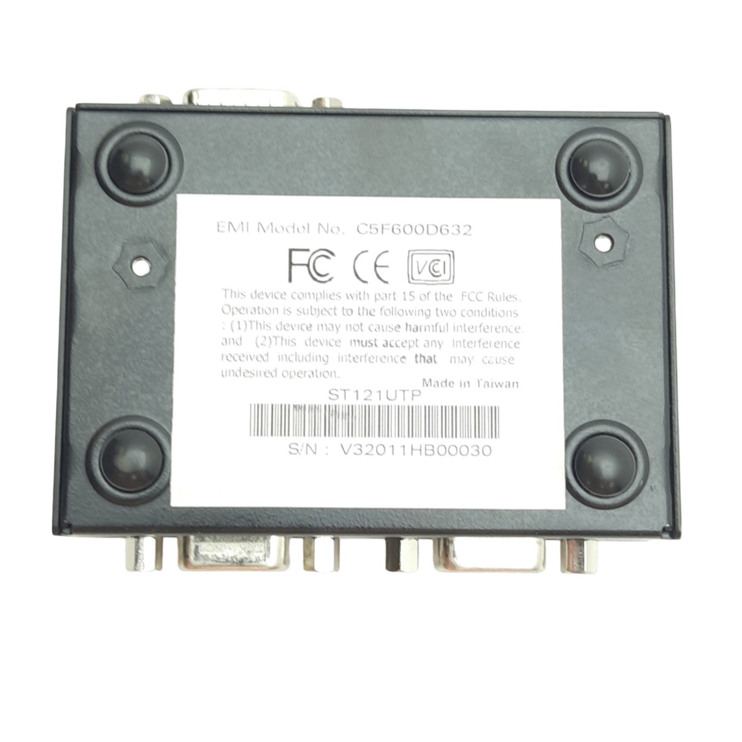 Used Startech C5F600D632 VGA Video Extender 9VDC, 0.6A, 2.4in x 3.3in x 0,8in