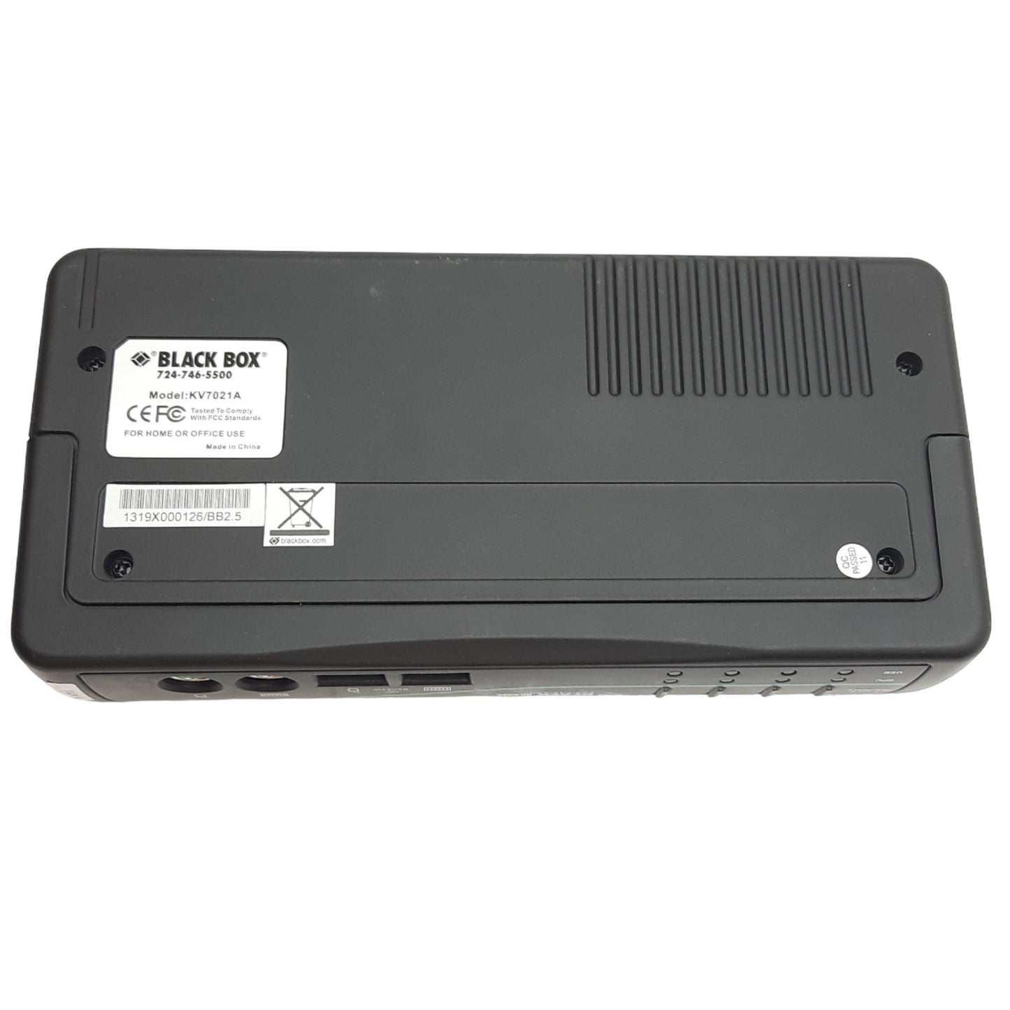 Used Black Box KV7021A 4-Port ServSwitch DT Basic+ With Audio, Power Supply