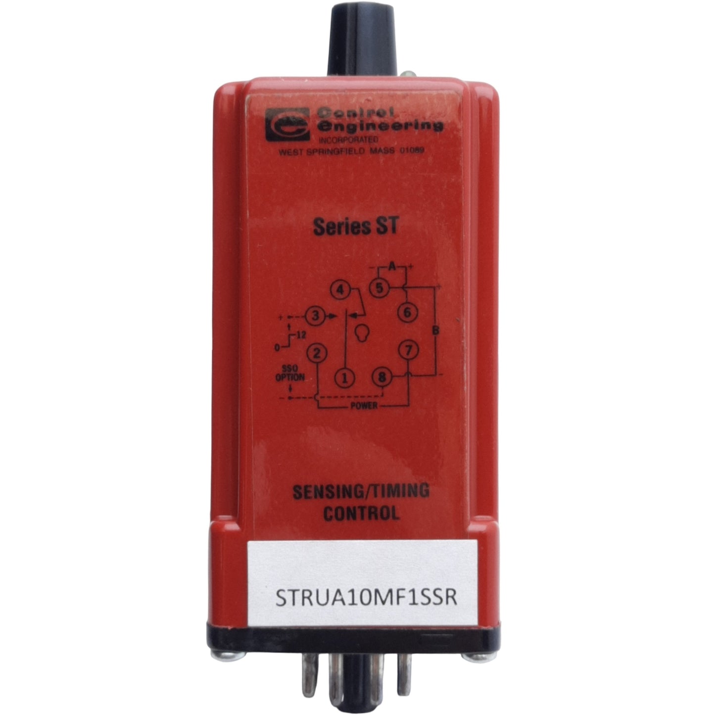 Used Control Engineering STRUA10MF1SSR Sensing/Timing Control Relay, 8-Pin 240VAC