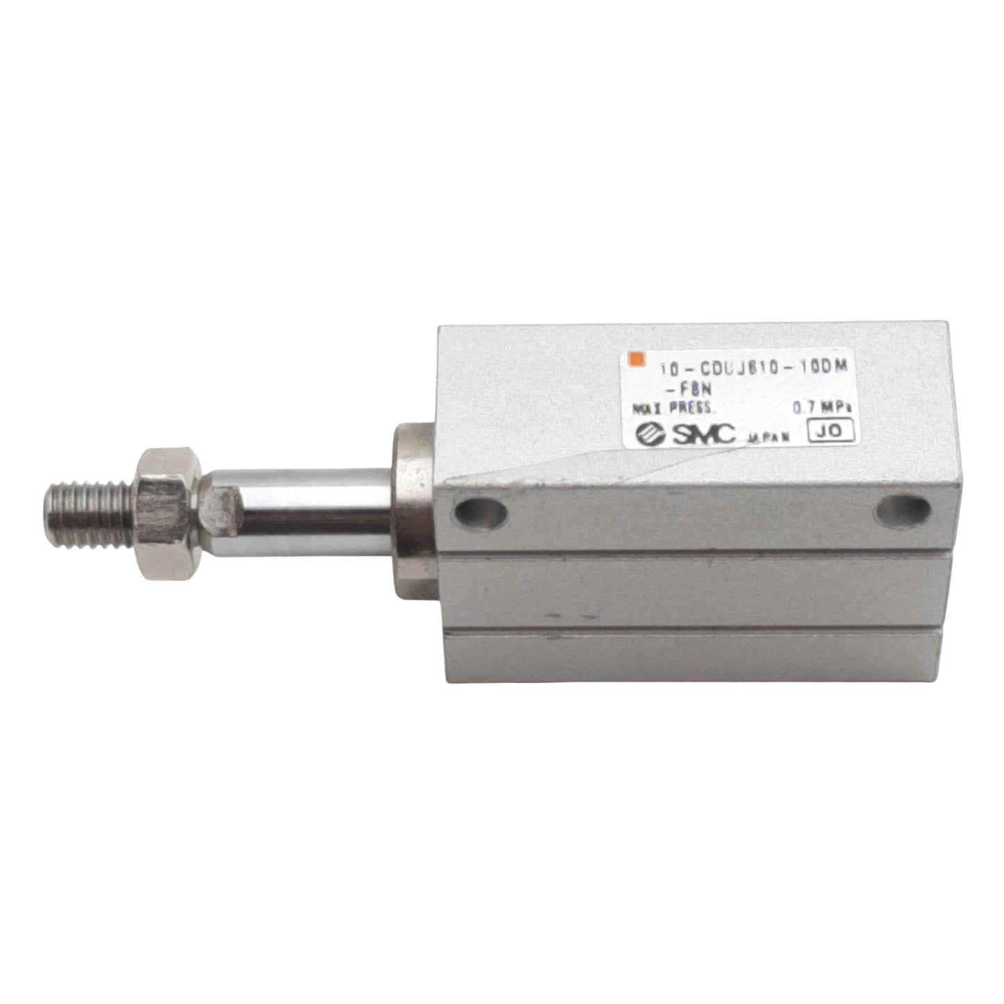 Used SMC 10-CDUJB10-10DM-F8N Free-Mount Cylinder, ø10mm Bore, 10mm Stroke, M3, 0.7MPa