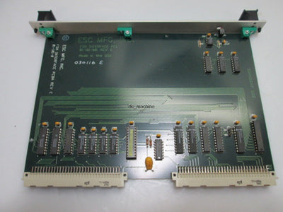 Used ESC Manufacturing 01-101-0 FSM Interface PCBA Rev E