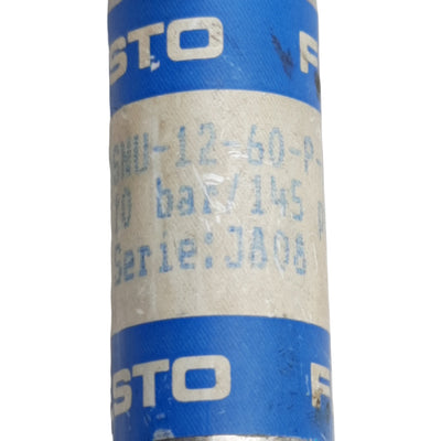 Used Festo DSNU-12-60-P-A Pneumatic ISO Cylinder, ø12mm Bore, 60mm Stroke, M5, 10bar