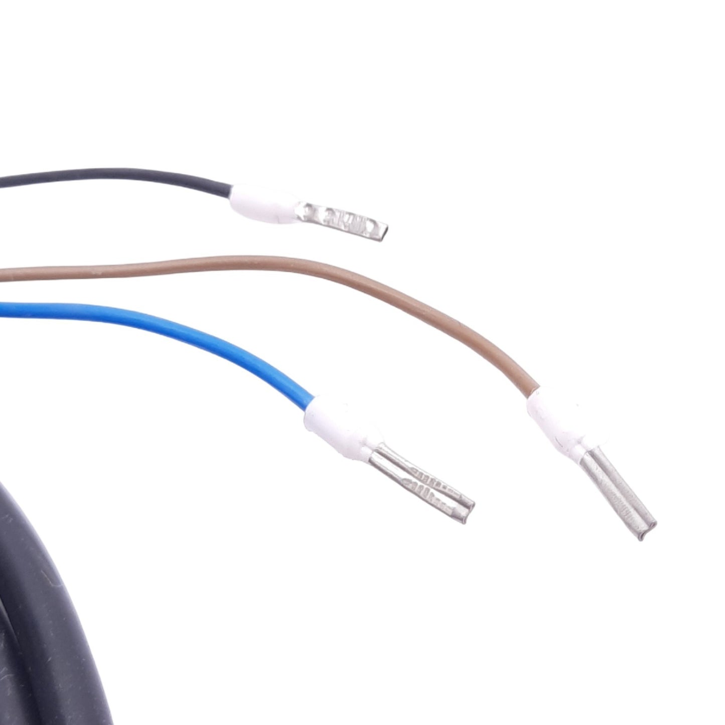New Baumer ES8.5 Sensor Cable, M8 3-Pin 90° Female Push-On, 60VAC/DC, 7ft Length