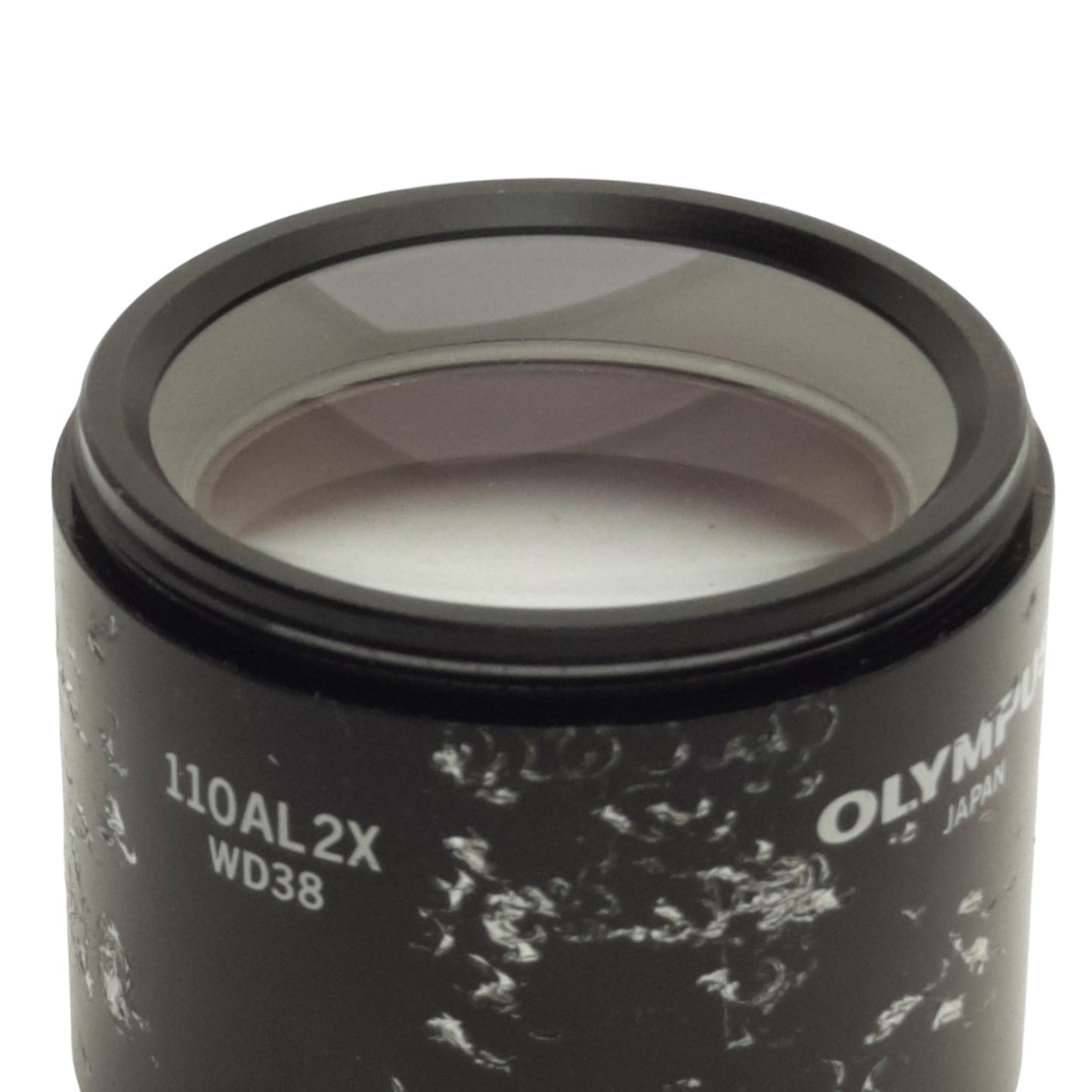 Used Olympus 110AL2X Auxiliary Objective Lens, 2.0x Mag., 38mm Working Distance