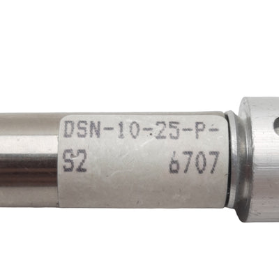 Used Festo DSN-10-25-P-S2 Pneumatic Cylinder, ø10mm Bore, 25mm Stroke, M5, 10bar