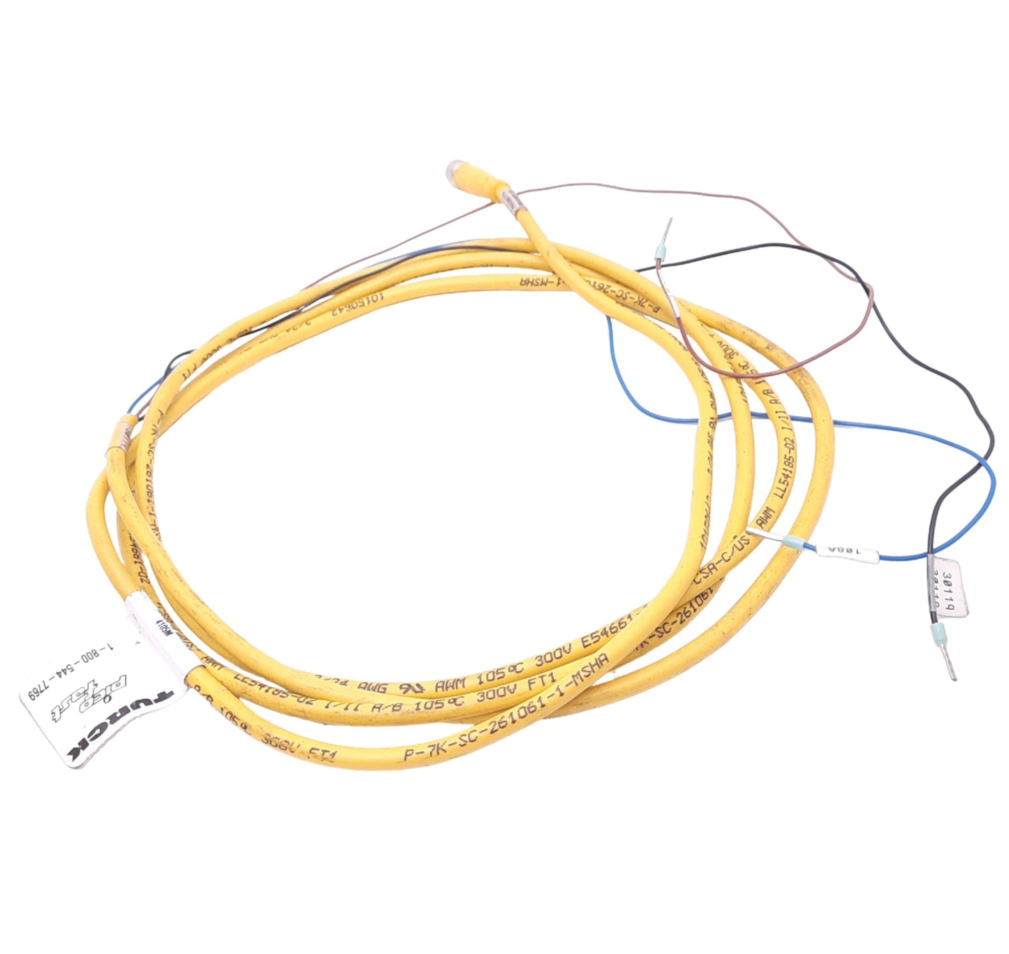 Used Turck PKG 3M-4 U2515-65 PicoFast Cordset, M8 3-Pin Female, 125V 4A, 5ft Length